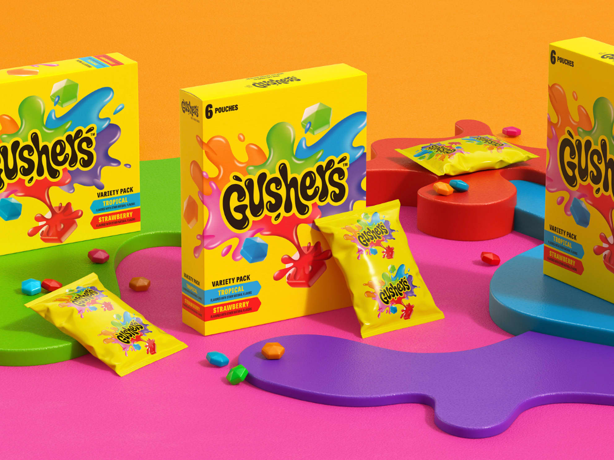 New Gushers packaging